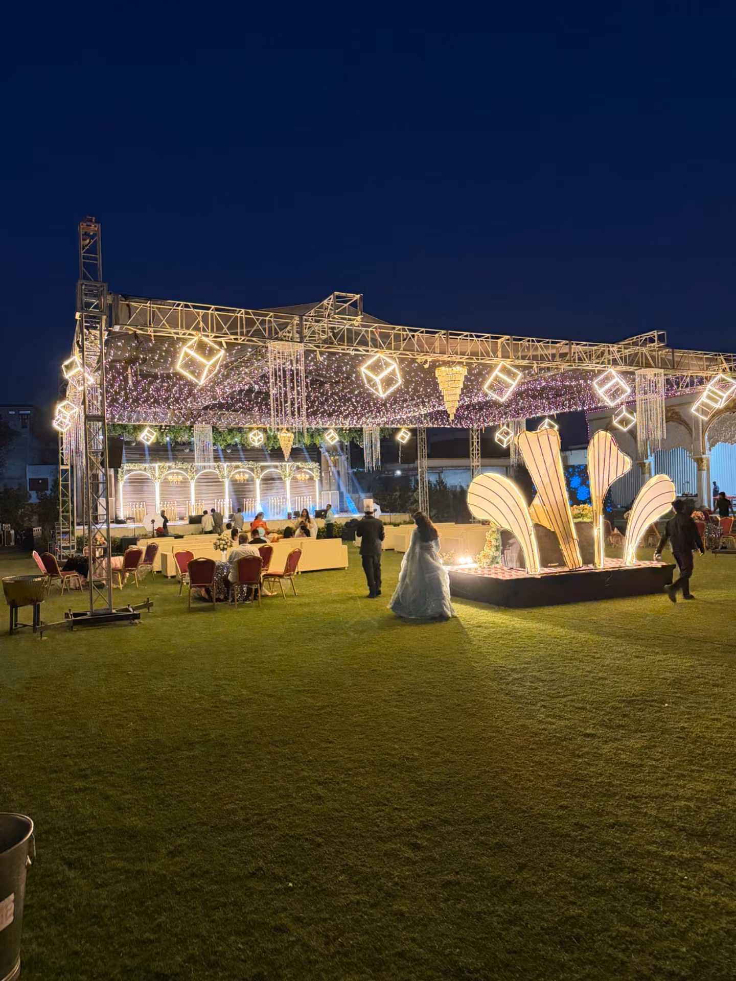 Floral wedding decorations at Bandhan Paradise